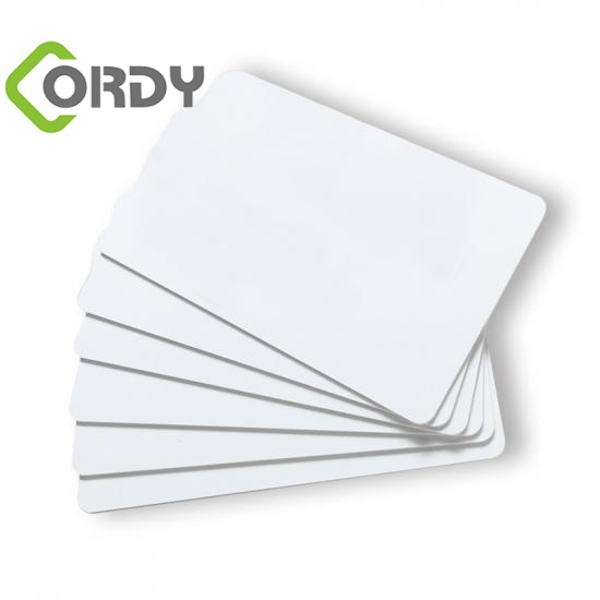 Transparent printing rfid card